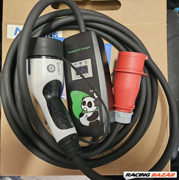 Eladó új 5m EV töltő Type 2 3 fázis (11KW) 6-16A elektromos járműhöz    1. kép