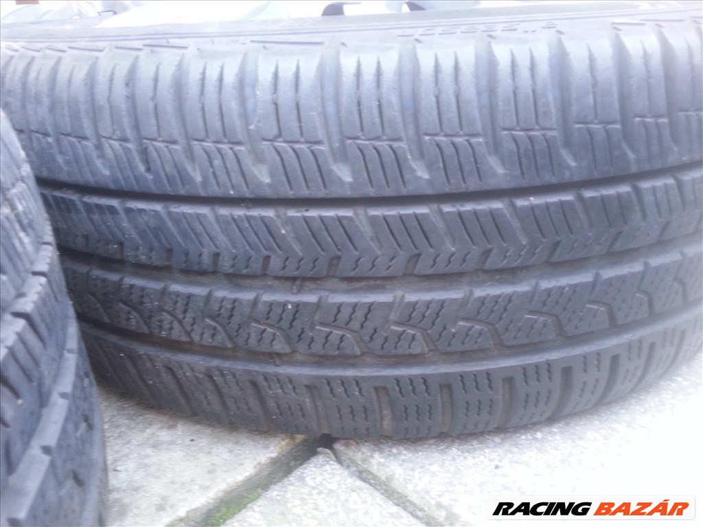  4x108 gyári Ford KA+ lemezfelni, rajta 195/50R15 négyévszakos gumi szenzorral 7. kép