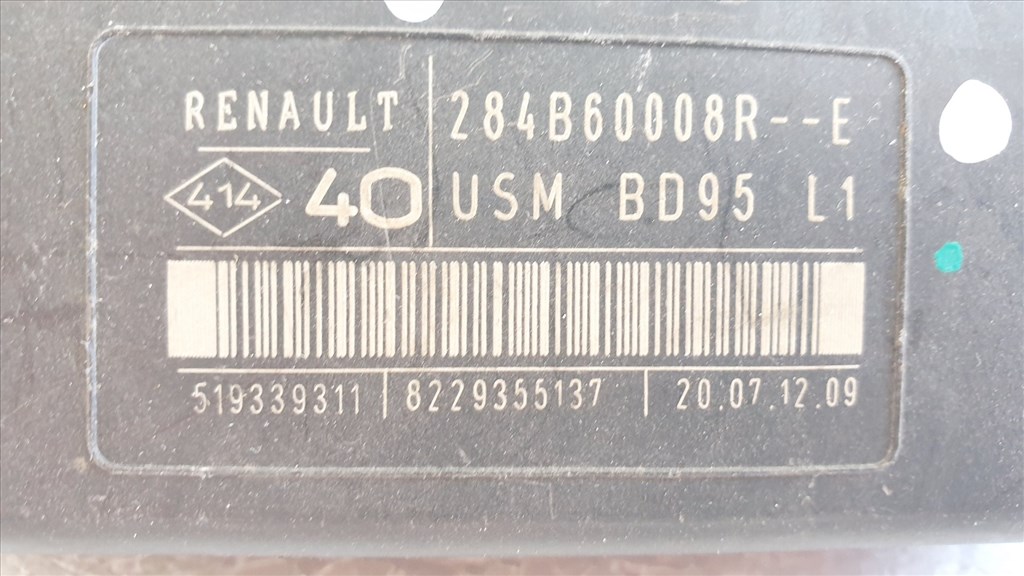 508450 Renault Megane 3, 2009, Biztosíték Tábla, 284B60008R-E, USM. 3. kép