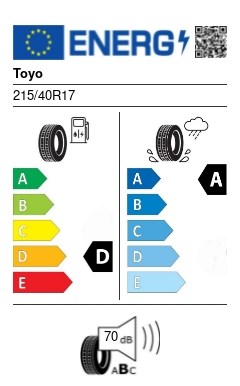 TOYO PROXES COMFORT XL 215/40 R17 87V nyári gumi 2. kép
