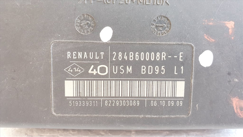 508449 Renault Megane 3, 2009, Biztosíték Tábla, 284B60008R-E, USM. 3. kép