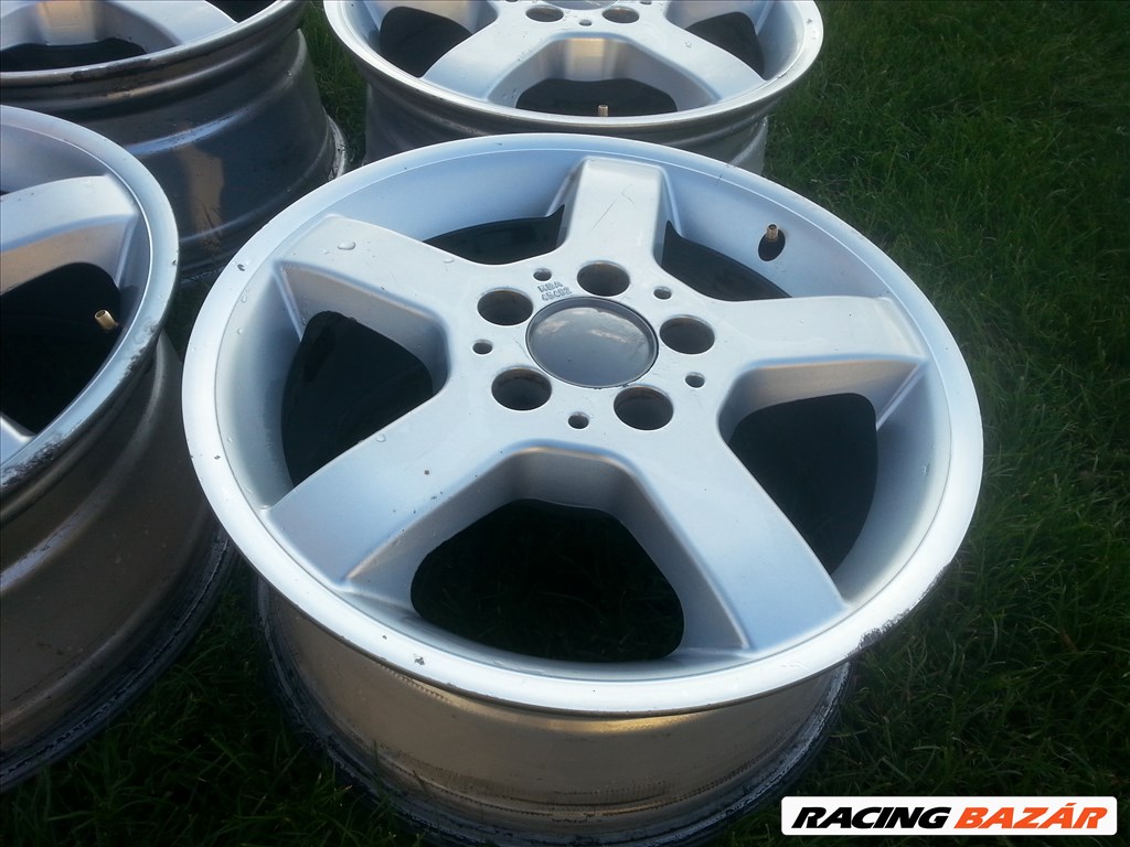  16" gyári Mercedes használt alufelni garnitúra 3. kép