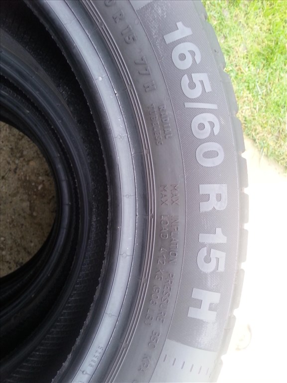  165/60R15 Continental Eco Contact5 nyári gumi garnitúra 5. kép