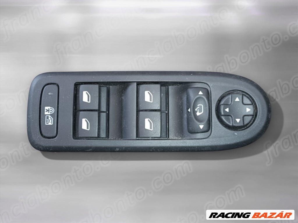 Citroën C5 III, Peugeot 508 I Ablakemelő kapcsoló (négyes) 98026370ZD 1. kép