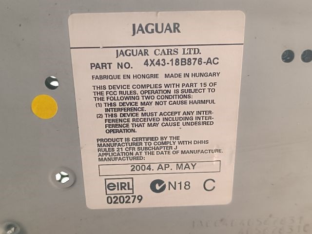 JAGUAR X-TYPE Rádió / CD 3. kép