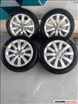 5x112 lyukosztású 17" újszerű (gyári felni) alufelni, rajta 245/45 használt Kleber nyári gumi gumi