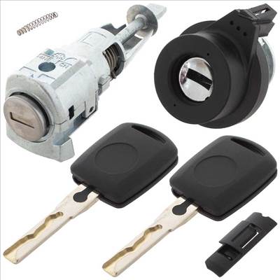 Skoda Fabia I Kombi Gyújtáskapcsoló és bal első zárhenger szett 2000-2007