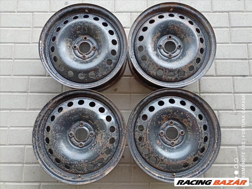 4x100 16" Renault használt lemezfelni garnitúra (593) 1. kép