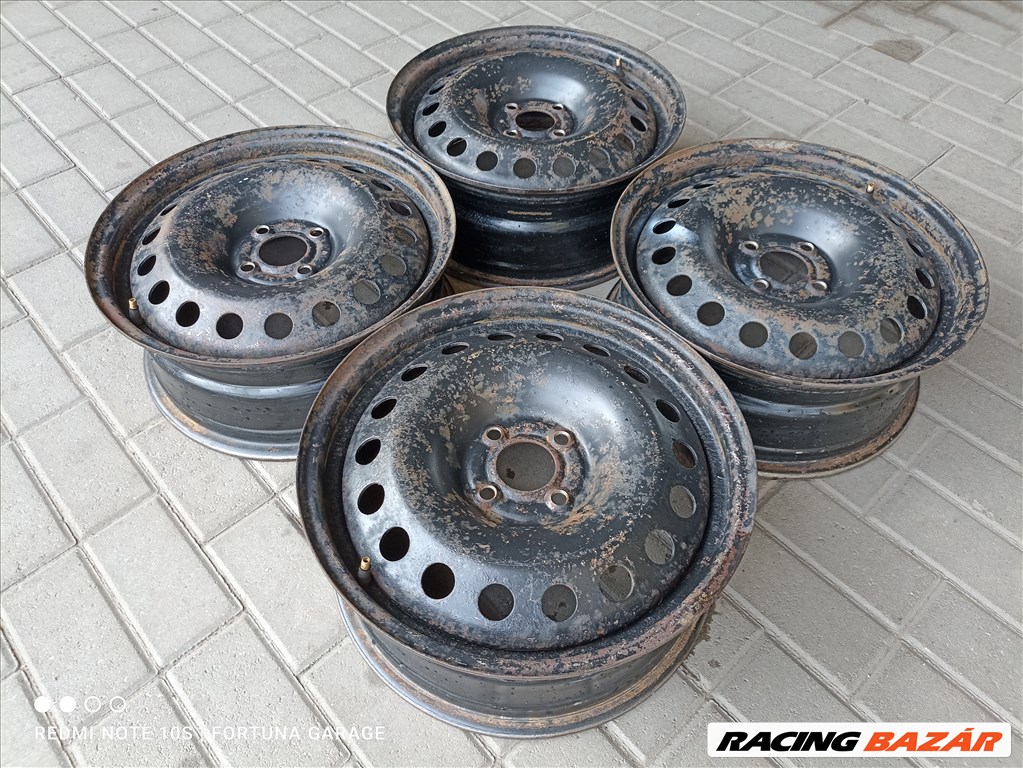 4x100 16" Renault használt lemezfelni garnitúra (593) 2. kép