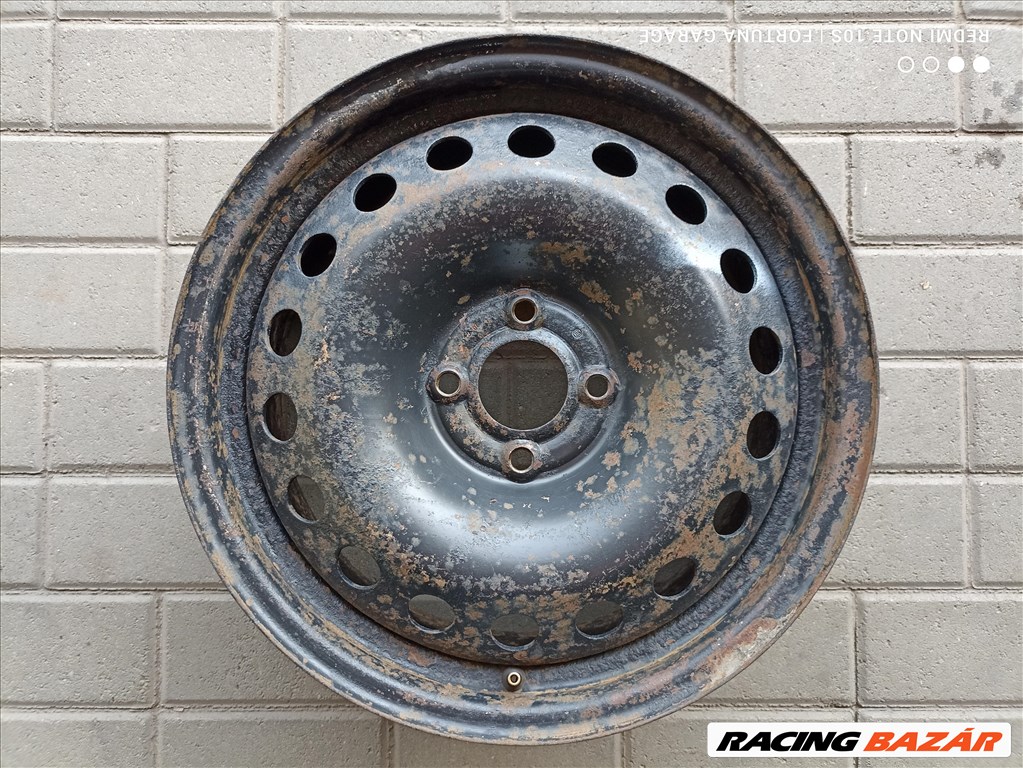 4x100 16" Renault használt lemezfelni garnitúra (593) 5. kép