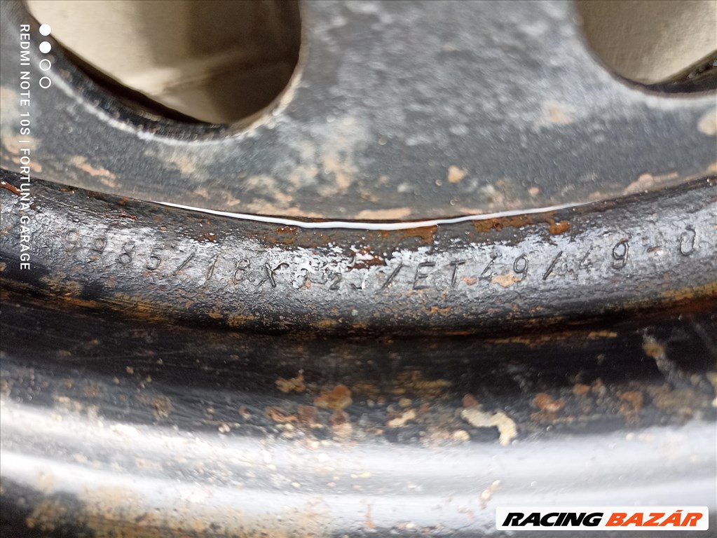 4x100 16" Renault használt lemezfelni garnitúra (593) 7. kép
