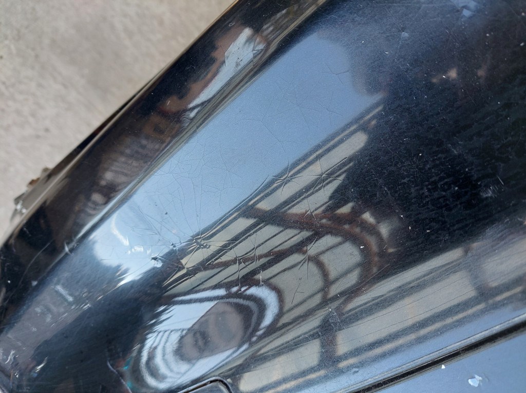 BMW E90 fekete black sapphire hátsó gyári PDC-s hátsó lökhárító 5. kép