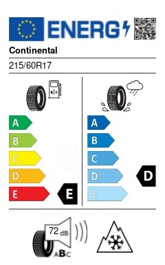 Continental WinterContact 4x4 FR* 215/60 R17 96H off road, 4x4, suv téli gumi 2. kép
