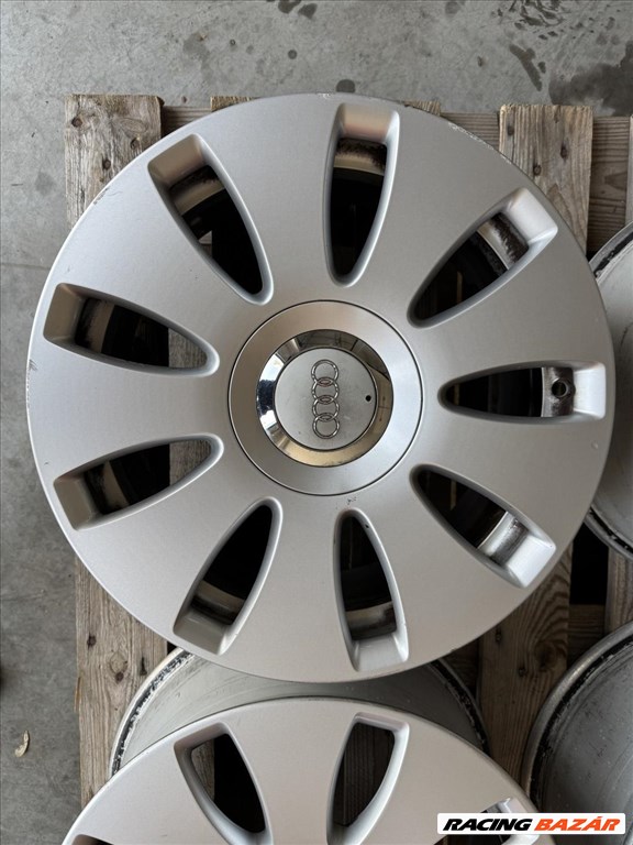 R16 5x112 Original Audi 7J ET42 OE 8E0601025AE GYári felnik alufelnik 3. kép