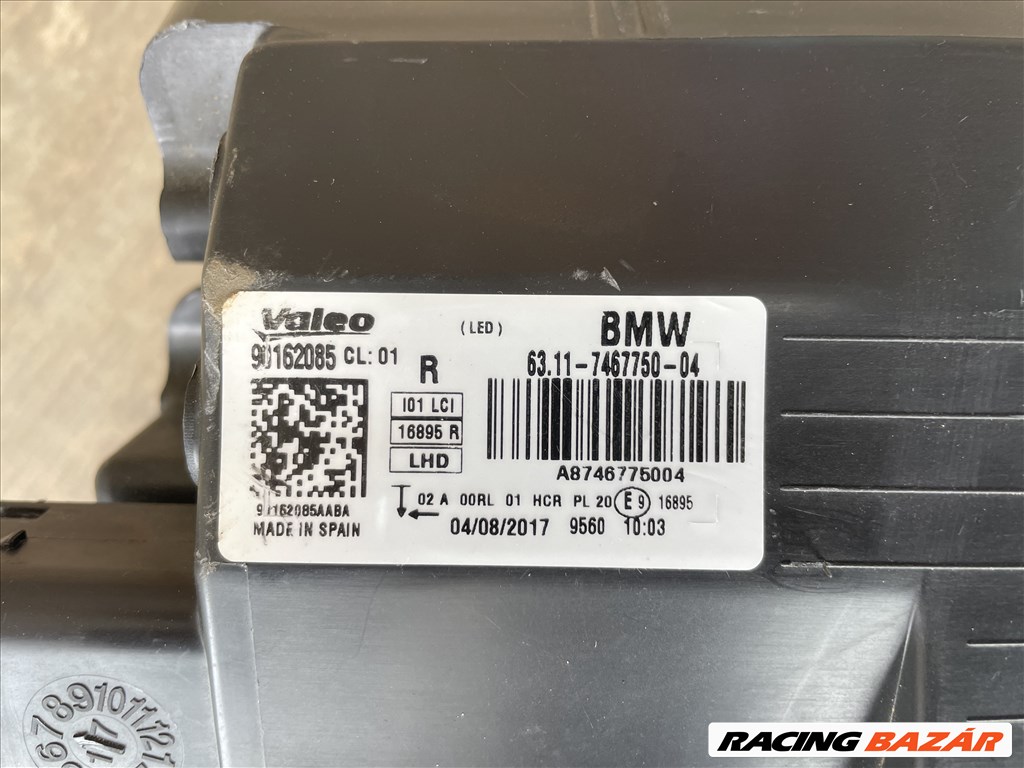 BMW i3 i3s facelift jobb első LED fényszóró ELADó! 2. kép