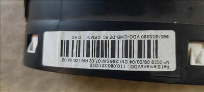 Peugeot 407 2.0 Hdi Óracsoport. 9651855380