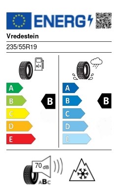 Vredestein Quatrac Pro EV 235/55 R19 105V XL négyévszakos gumi 2. kép