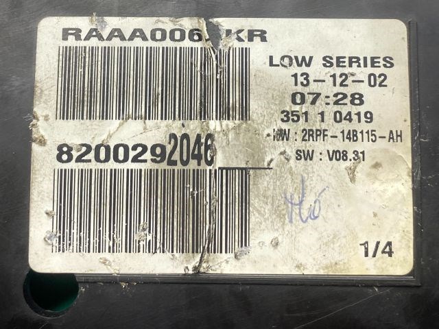 RENAULT MEGANE II Kilométeróra 4. kép