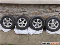  5x114.3 lyukosztású 16" használt alufelni, rajta 215/70 használt Hankook téli gumi gumi 