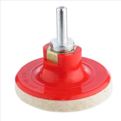 Filc polírozó korong párna 75 mm x 10 mm - M14 adapterrel