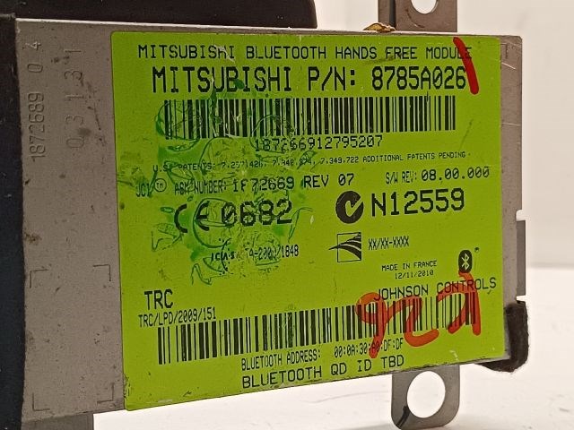 MITSUBISHI OUTLANDER Bluetooth Elektronika 3. kép