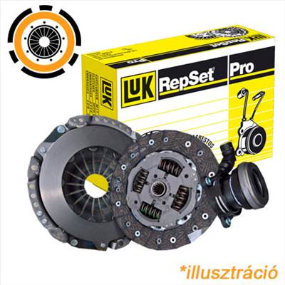 Renault Scénic II (2003-2009) 1.6 (113 LE) kuplung szett, hidraulikus csapággyal, széles nyomtávú modellhez / LuK