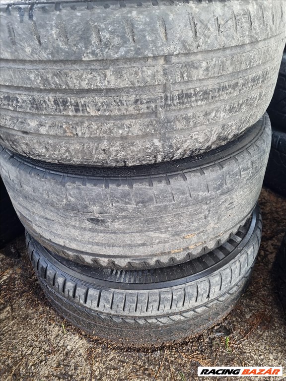  5x112 lyukosztású 16" használt felni, rajta 205/55 használt gumi  2. kép