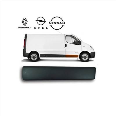 Renault Trafic II/Opel Vivaro/Nissan Primastar gyári új jobb első ajtó díszléc 2001-2014-ig