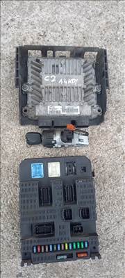 Citroën c2 1.4 hdi motorvezérlő bsi gyújtás kapcsoló  5ws40285ct sw9660300280