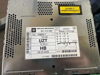 OPEL CORSA D Rádió / CD 3. kép