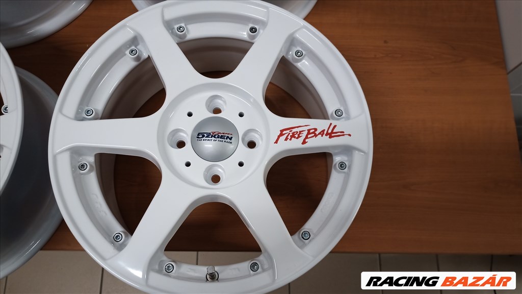 JDM 5Zigen 4x100 lyukosztású 7JJ 15" felújított alufelni 1. kép