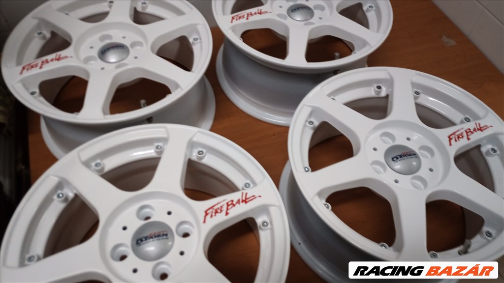 JDM 5Zigen 4x100 lyukosztású 7JJ 15" felújított alufelni 3. kép