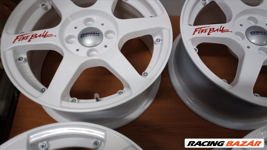 JDM 5Zigen 4x100 lyukosztású 7JJ 15" felújított alufelni 4. kép