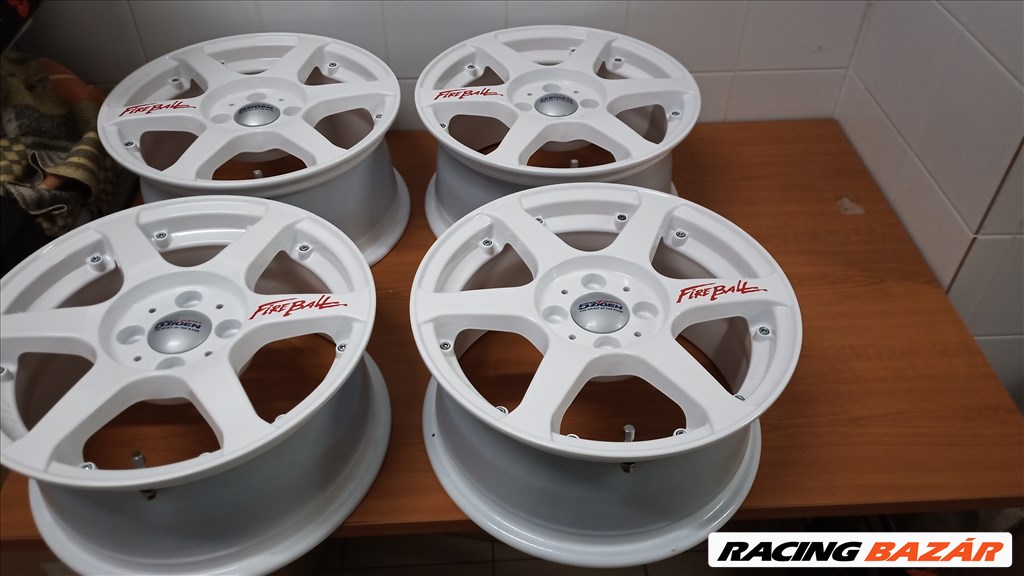 JDM 5Zigen 4x100 lyukosztású 7JJ 15" felújított alufelni 5. kép