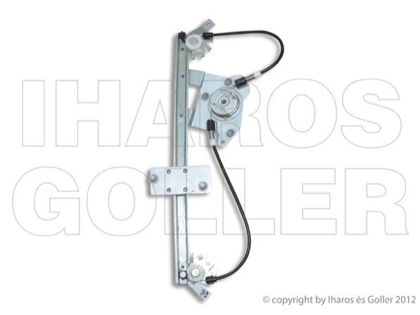 Smart ForTwo 1997-2007 - Ablakemelő motor nélkül jobb első (3 ajtós) 1. kép