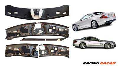 Mercedes SL 63 AMG R230 olvasólámpa tetőkárpit burkolattal  2306900225 a2308201901