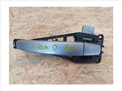 Opel Corsa D (2006-2015) Bal Hátsó Ajtó Külső Kilincs 