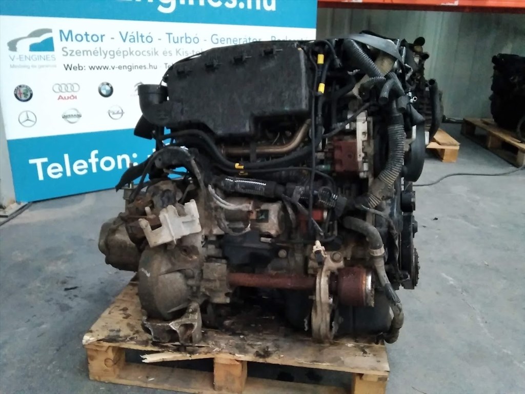 Citroen/Peugeot 1,6HDI, PSA 9HY bontott motor 3. kép
