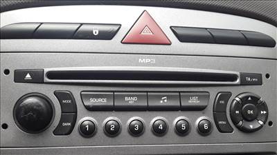 Peugeot 308 MP3 Cd Fejegység Rádió 
