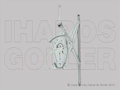 Renault Fluence 2013- - Ablakemelő motor nélkül, bal első (nem 3 ajtós)