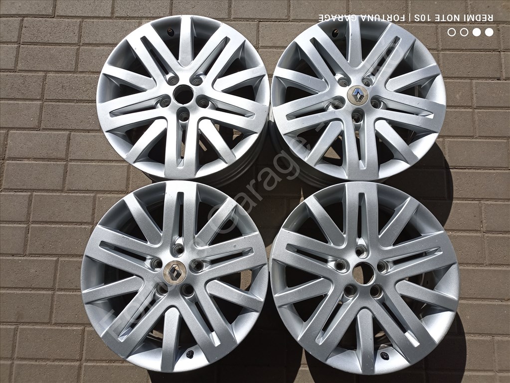 5x108 17" Renault Impulsion használt alufelni garnitúra 1. kép
