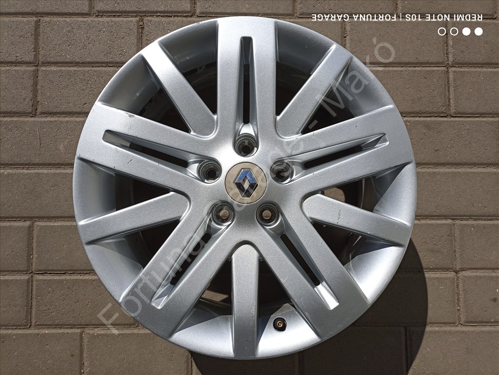 5x108 17" Renault Impulsion használt alufelni garnitúra 6. kép