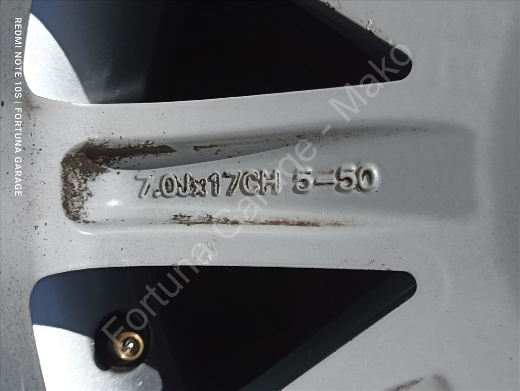 5x108 17" Renault Impulsion használt alufelni garnitúra 7. kép