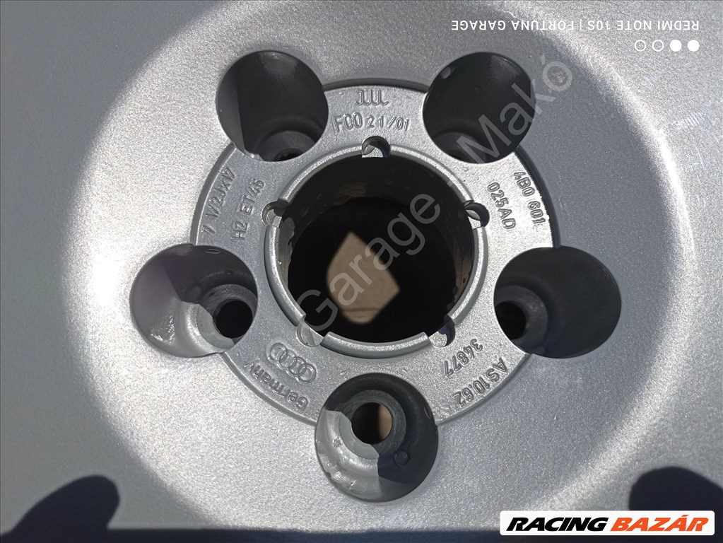 5x112 17" Audi A6 (4B0) újszerű alufelni garnitúra 7. kép