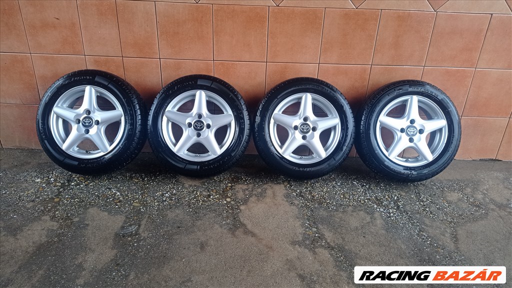 TOYOTA YARIS 14" ALUFELNI 4X100 NYÁRI 175/65R14 GUMIVAL OLCSÒN!!! 1. kép