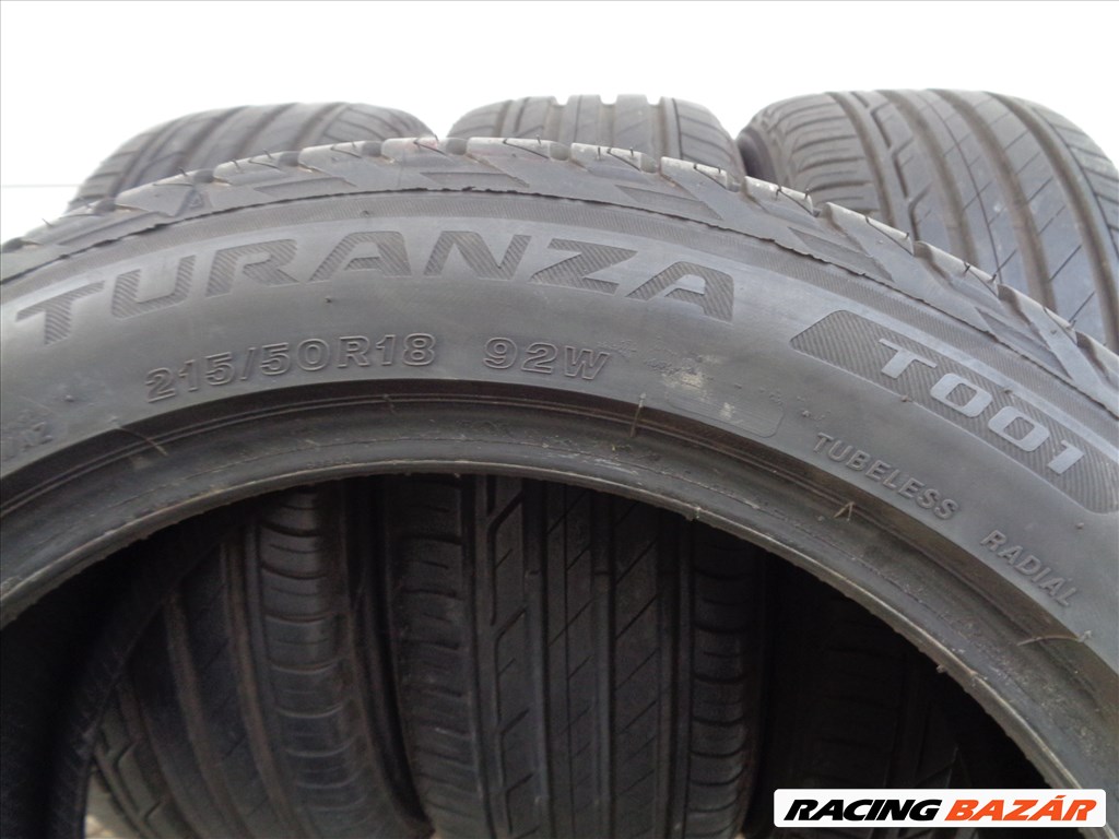 Bridgestone 215/50R18 nyári gumi nagyon keveset futott újszerűen eladó.  8. kép