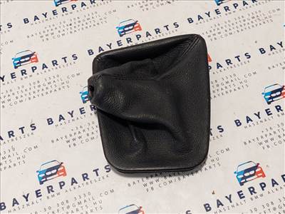 BMW E46 fekete bőr váltószoknya váltózsák váltó szoknya - angol