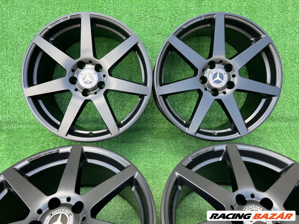 R18 5x112 Original Mercedes  AMG C-class Kétszéles gyári alufelnik  2. kép