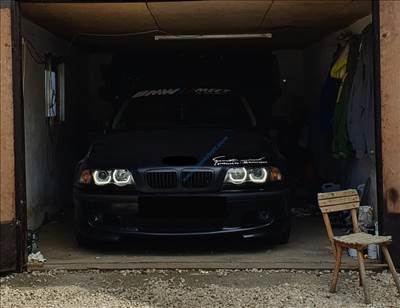 BMW DTM style Angel eyes E46 halogén