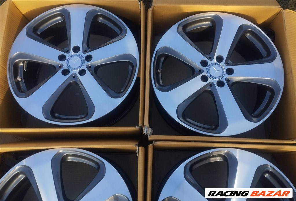 5x112 19 Mercedes gyári alufelni r19 " Tpms GLC C E S Gle 6. kép
